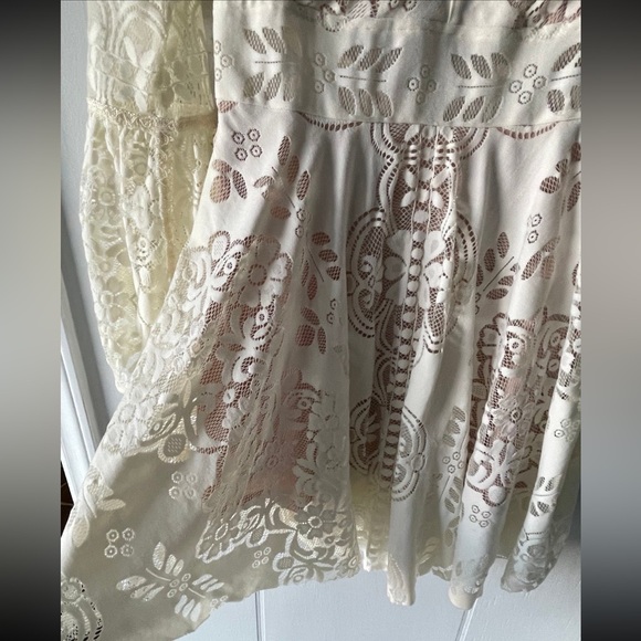 Free People lace folk song dress - Picture 7 of 10